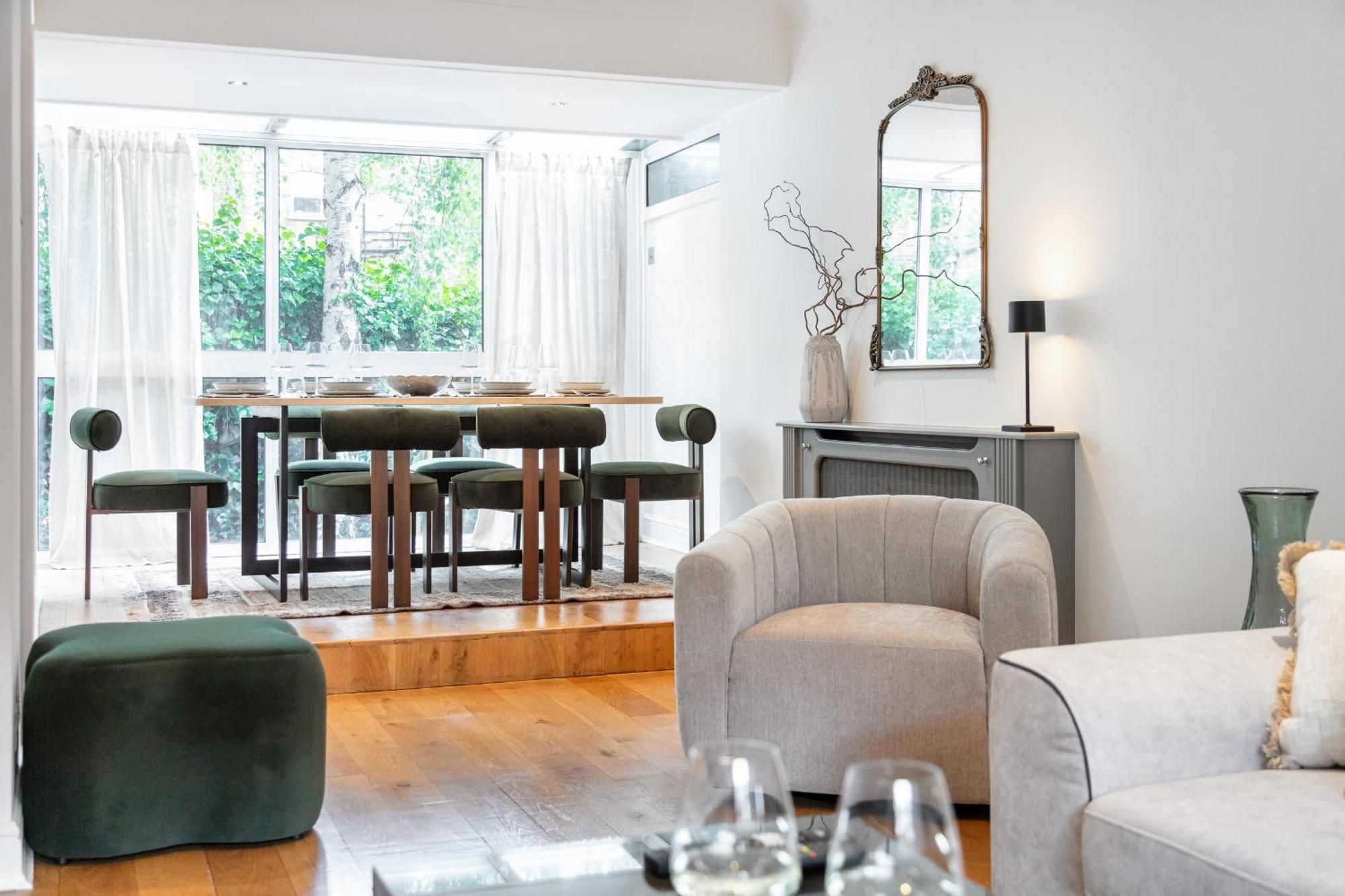 런던 Rare 4Beds Townhouse In Kensington With Patio 빌라 외부 사진