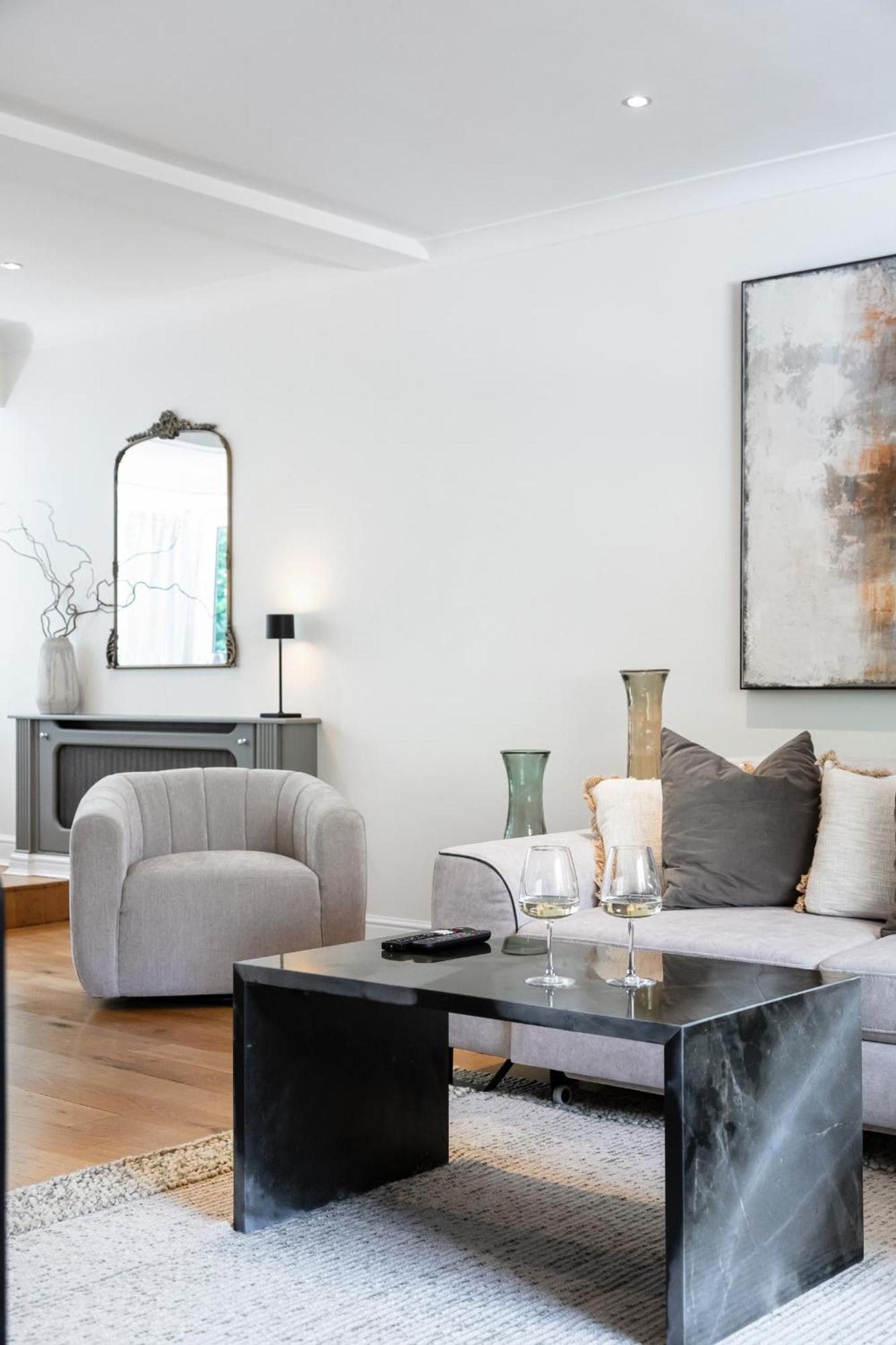런던 Rare 4Beds Townhouse In Kensington With Patio 빌라 외부 사진