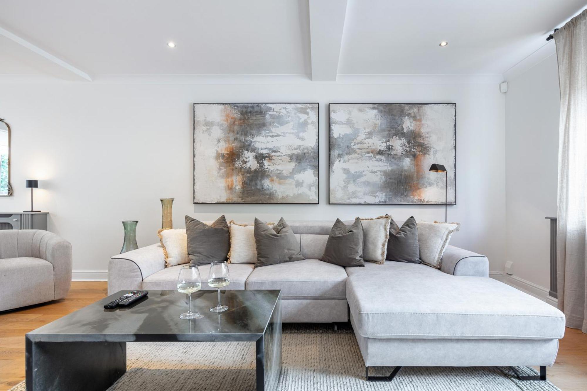 런던 Rare 4Beds Townhouse In Kensington With Patio 빌라 외부 사진