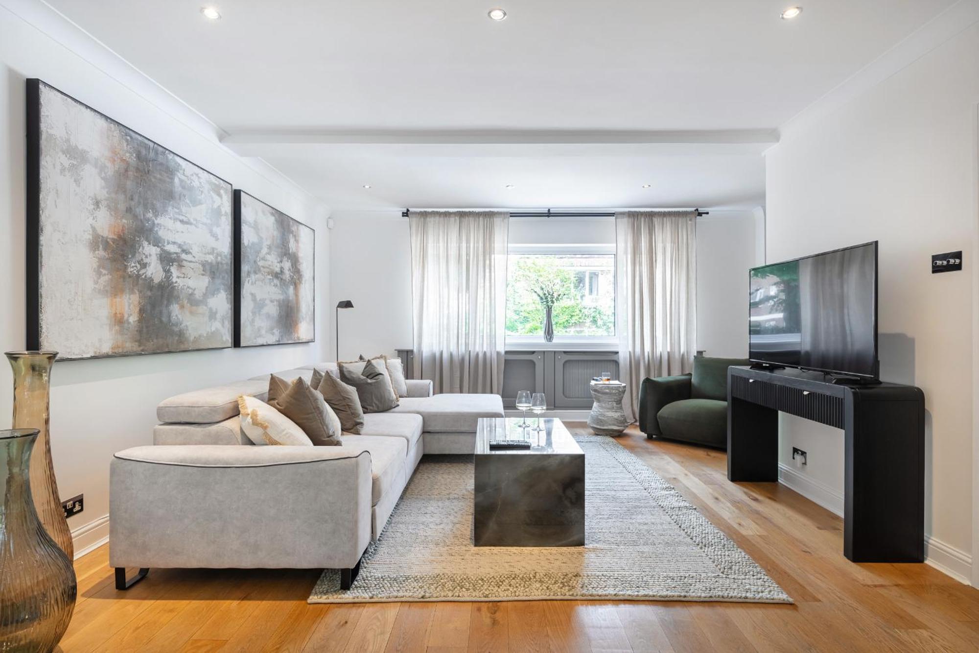 런던 Rare 4Beds Townhouse In Kensington With Patio 빌라 외부 사진